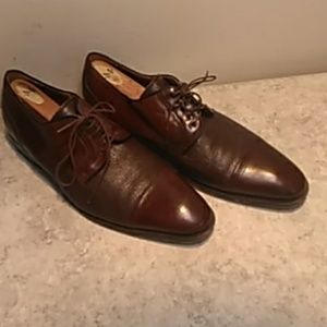 Mezlan Spain Orbison Burgundy Cap Toe Dress Shoes
